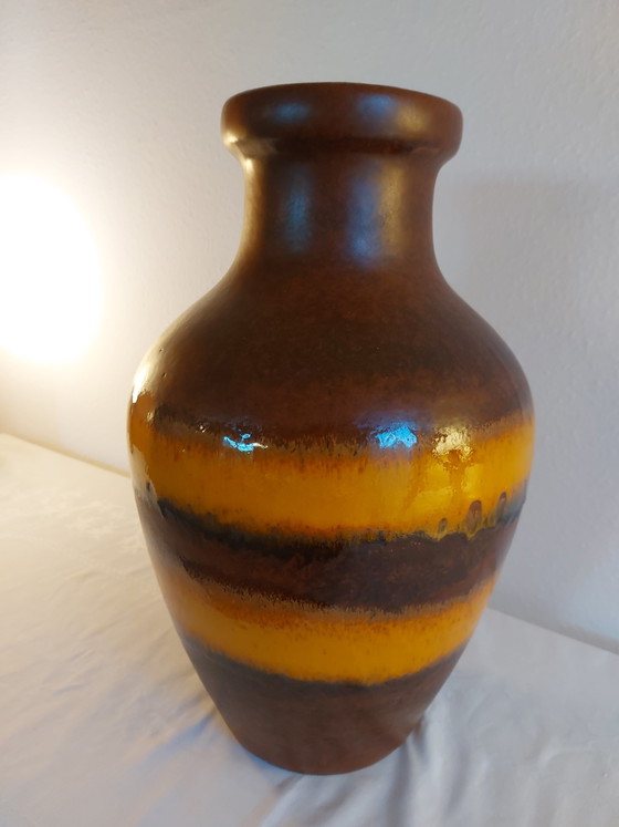 Image 1 of XXL floor vase, Mid Century style, intact