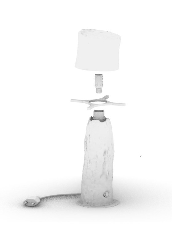 CLAUDIUS Lampe – Faustin Jeannot, Tischlampen, Ceramic (photo 3 of 5)