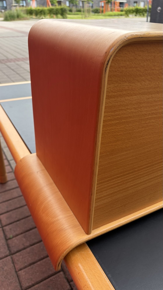 Image 1 of Stokke Scandinavisch vintage bureau met opzetkast