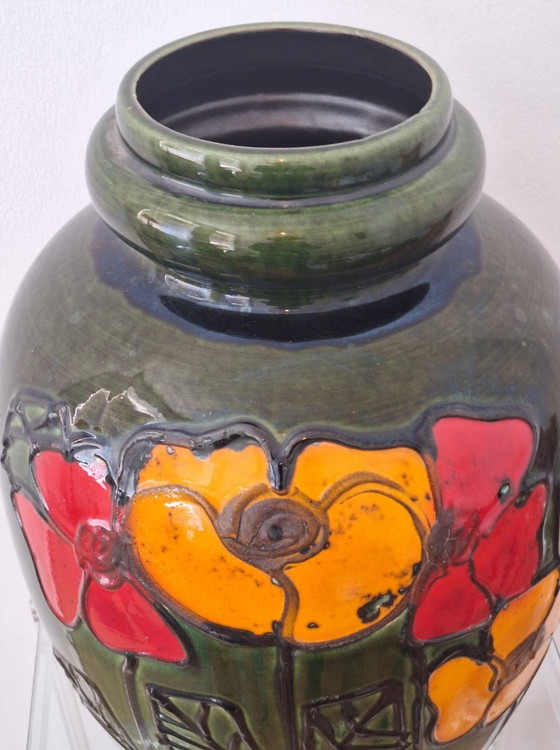 Brutalist Large Ceramic Floor Vase, 1960s (photo 2 of 19)