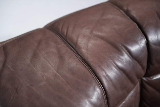 Image 1 of Atemberaubender, patinierter Kashima Lounge Chair (1982) von Michel Ducaroy - Ligne Roset