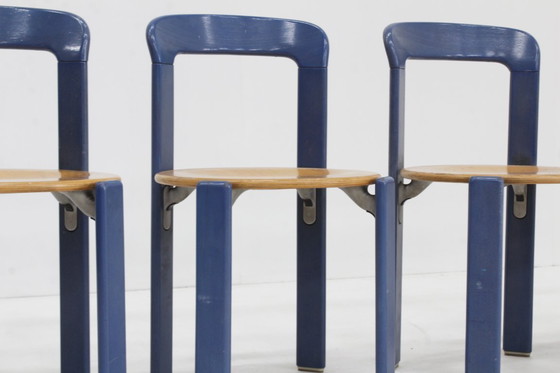 Image 1 of Vintage Bruno Rey dining chairs model 3300 set of 6