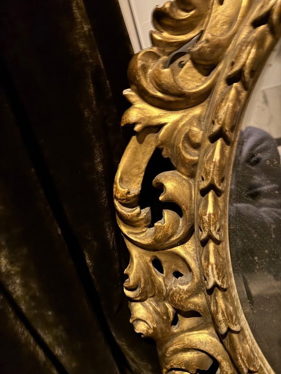 Image 1 of Antiker Rokoko-Spiegel 1850-1890