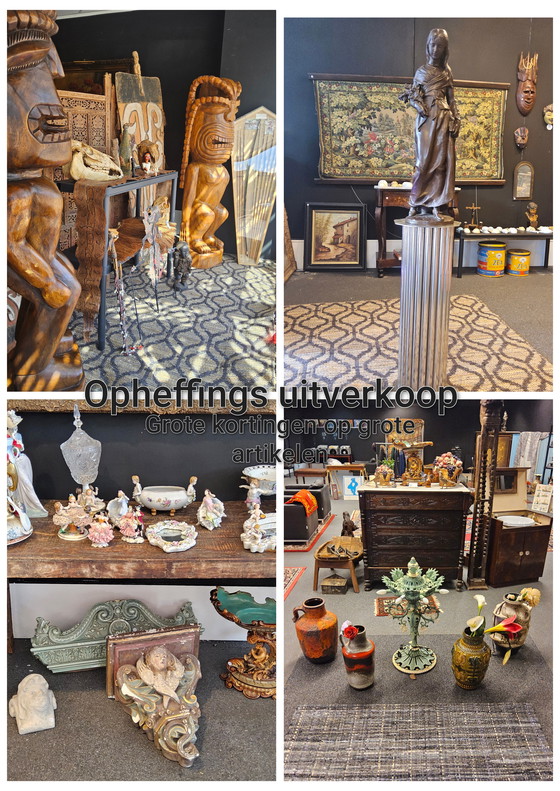 Image 1 of Vintage Engelse Serveerwagen Goudkleurig 50s/60s trolley / barcart (alluminium) hotel troley