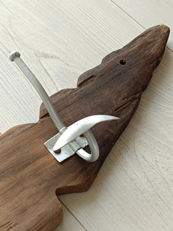 Image 1 of Floating Wood Wall Hanger