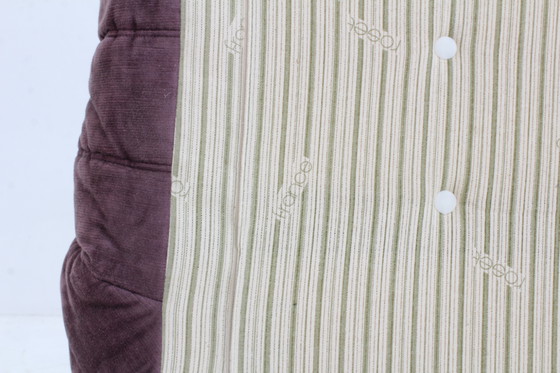 Image 1 of Vintage Togo 2 Sitzer Sofa lila Samt ligne roset Michel Ducaroy