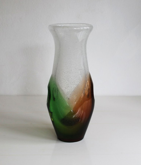 Image 1 of Jarrón de vidrio artístico de la década de 1970 de Frantisek Spinar - Modelo 7609/23