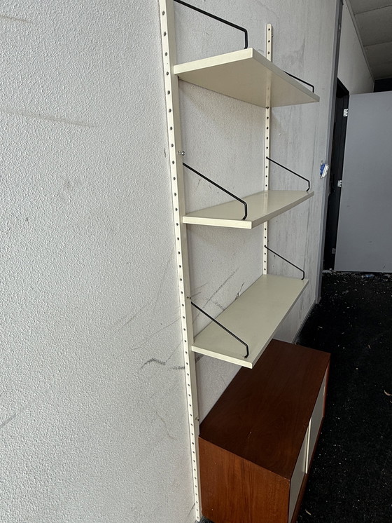 Image 1 of vintage Poul Cadovius Royal System wandsysteem uit de jaren 60, 