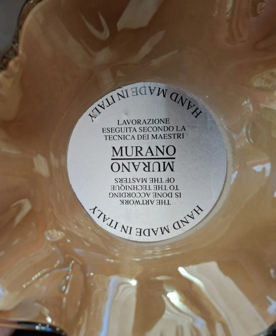 Image 1 of Jarrón y centro de mesa de cristal de Murano