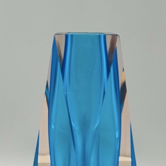 1960s Large Flavio Poli for Seguso Murano Glass Vase – Vintage (photo 5 of 9)