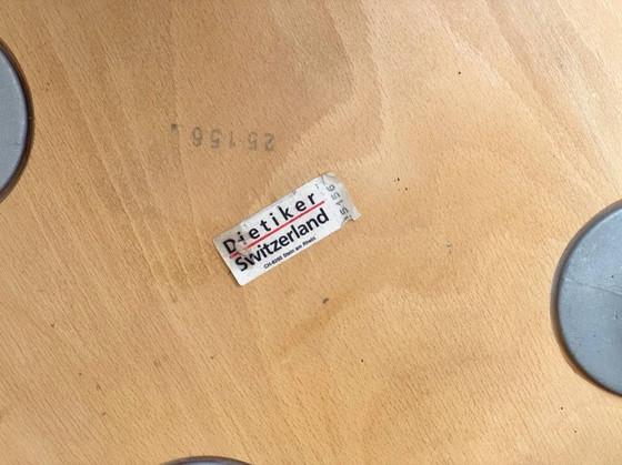 Image 1 of Set di 6 sedie Rey, modello 3300, disegnate da Bruno Rey per Dietiker, Svizzera, anni '70.