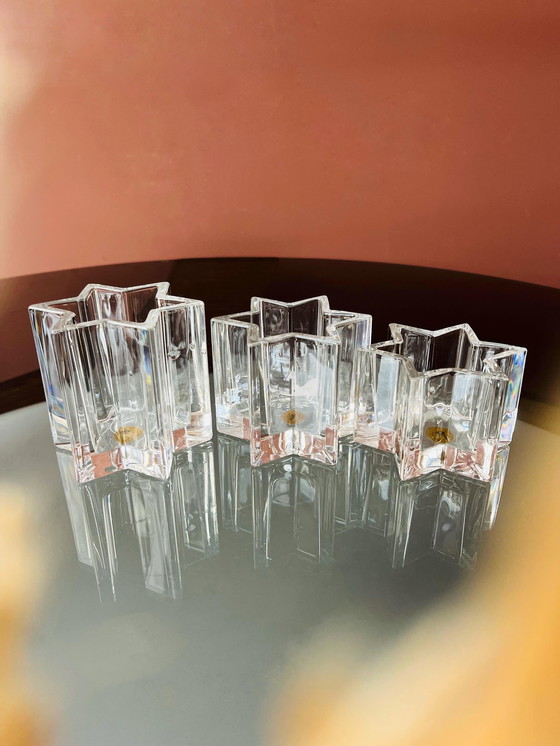 Image 1 of 🤍KRISTALLEN STERVORMIGE KANDELAARS  STELLA🤍