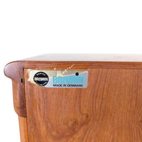 Image 1 of Credenza originale Bramin H. W. Piccola cassettiera in teak di metà secolo