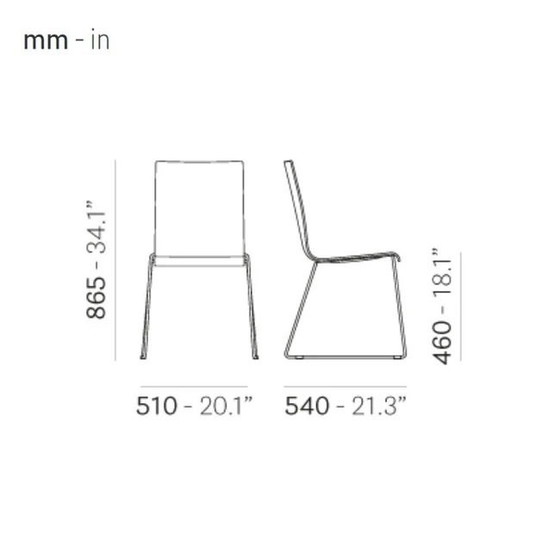 Image 1 of 5 x Pedrali Kuadra 1321 in Eiche Wenge + 1 passender Bürostuhl im gleichen Design