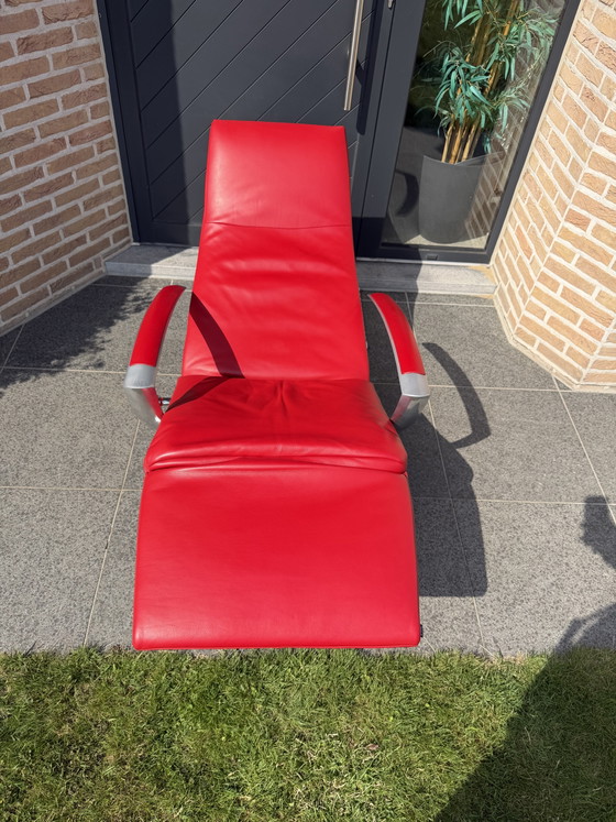 Image 1 of Récemment, Jori Brainbuilder relax cuir rouge, médium, mono-mouvement