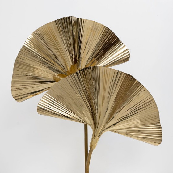 Lampada da tavolo italiana in ottone “Ginkgo” – Illuminazione stile Barbi – Lampade da tavolo (photo 3 of 9)
