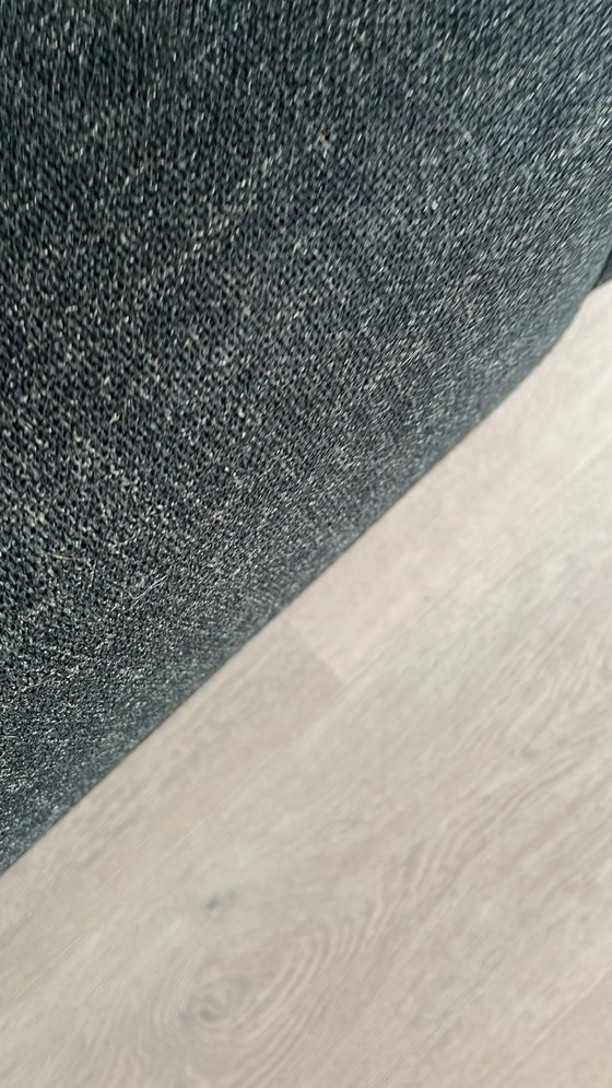 Harvink 2-seater sofa, grey textile and metal, 2 seaters, Modern (photo 5 of 5)