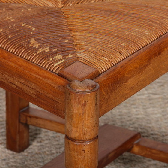 Image 1 of Set van 6 stoelen in de stijl van Charles Dudouyt, 1950.