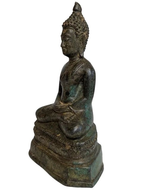 Estatua de Buda tailandesa de bronce en postura de meditación – Esculturas, Bronze (photo 6 of 7)