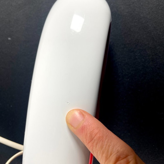 Image 1 of Téléphone sans fil Philips Mira M555 rouge et blanc avec répondeur (2013)