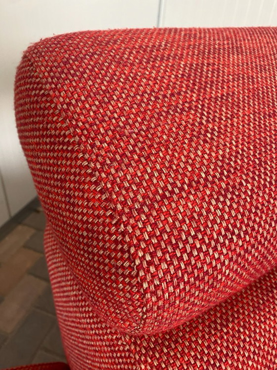 Image 1 of Hermoso sofá esquinero de tela roja