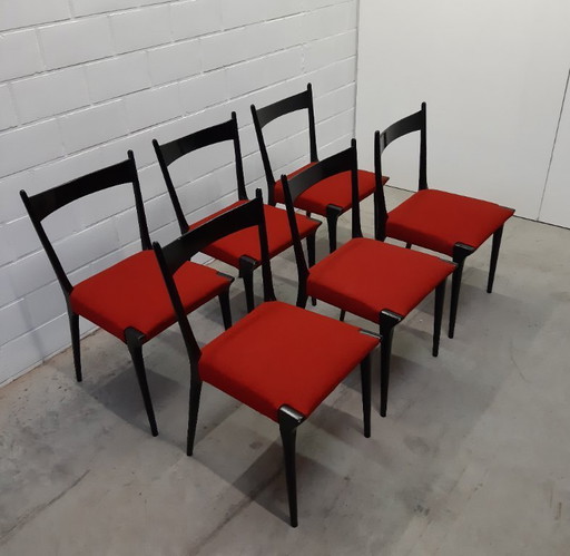 Dining room chairs Alfred Hendrickx 1950s