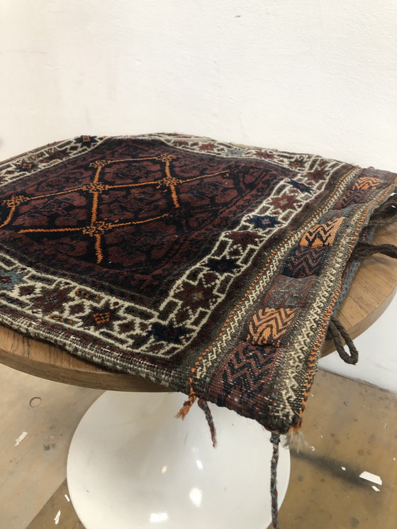 Image 1 of Schöner Orientalischer Antiker Wandteppich Kopfkissenbezug