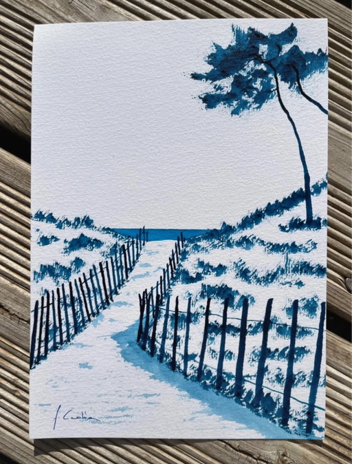 Artist's sketch 21x15cm