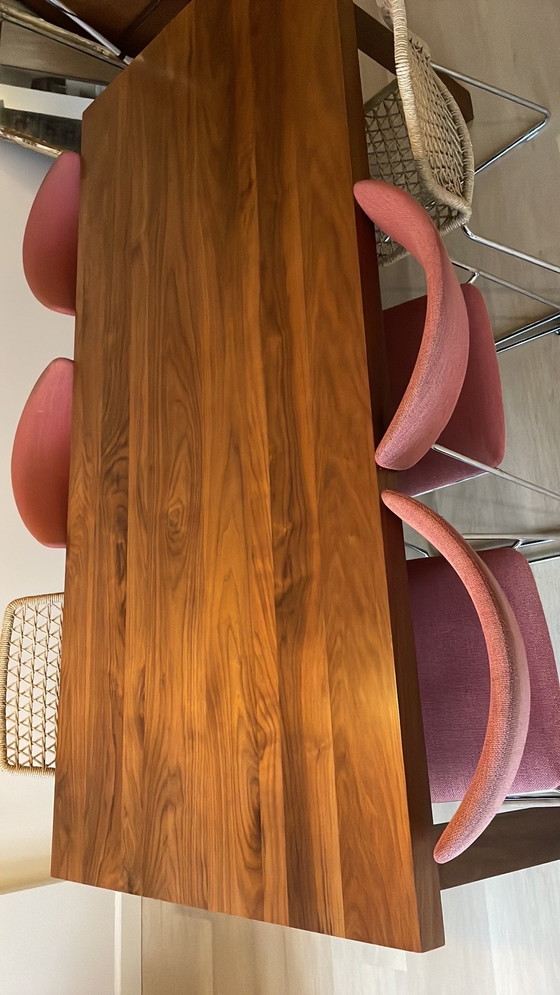 Image 1 of Montis Doble dining table, walnut, matt lacquered