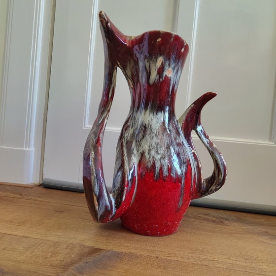 Image 1 of Very special and large sixties vase (Vallauris?)