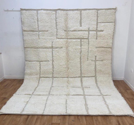 Zeldzaam handgemaakt Marokkaans Berber tapijt 210cmx290cm – Vloerkleden en tapijten, Wool (photo 5 of 5)