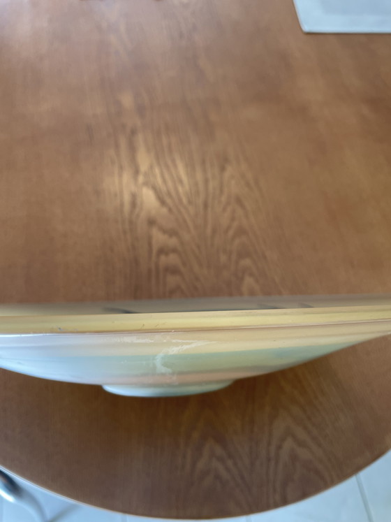 Image 1 of Large Mihai Topescu glass paste bowl