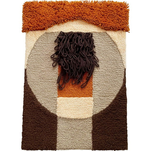 Vintage wool wall rug for Atelier für Teppichkunst, Germany 1970s