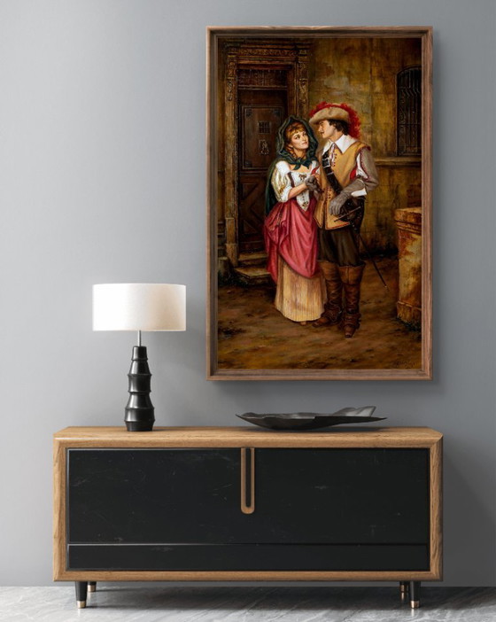Original Oil Painting Maybe in the Future - Based on A. Dumas's "The Three Musketeers" – Paintings & Drawings (photo 3 of 7)