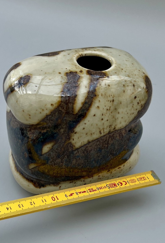 Image 1 of Jarrón de cerámica “Die Werkstatt Altenkunstadt” – diseñado por Peter Guggenbühler (década de 1970)