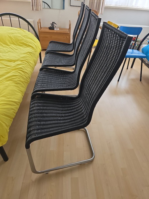 4 Tekte Esszimmerstühle