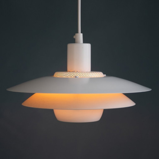 Lampe à suspension danoise blanche Jeka Metaltryk Viola