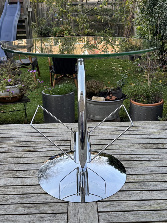 Image 1 of Tavolino KOKOON | 🇩🇪 Anni '80 | Un elemento d'arredo senza tempo in cromo e vetro