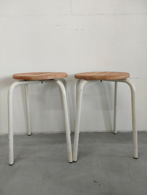 Image 1 of Tavolino/sgabello vintage anni '70/'80, da brocante.