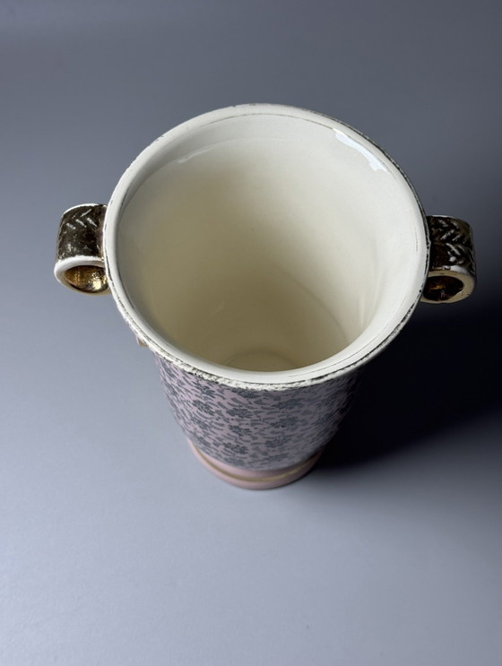 Vaso Art Déco Boch Frères Keramis – Disegnato da Raymond Chevallier, anni '30 – Vasi, Ceramic (photo 6 of 14)