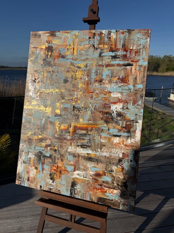 Image 1 of Artwork 120x90cm incl. floating frame