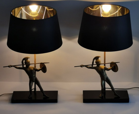 Image 1 of Paire de lampes "Gladiateur" 1970s