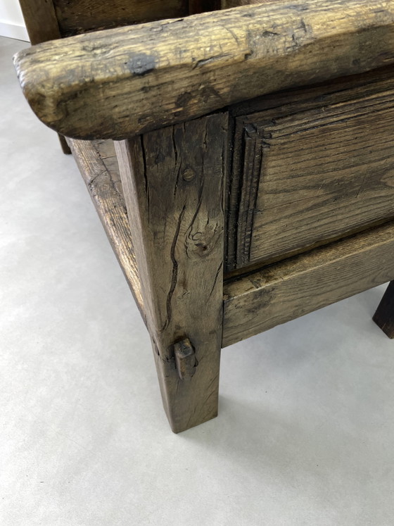 Image 1 of Divano spagnolo antico del XIX secolo