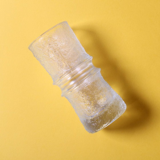 Image 1 of Mid-Century Modern Pressed Glass Vase: Pavel Panek Design, Rudolfova Hut