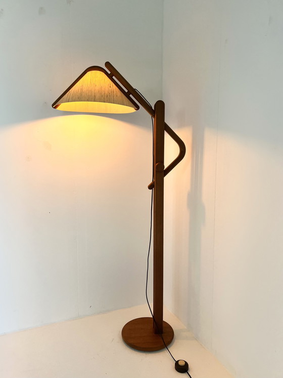 Image 1 of Vintage teak floor lamp, Domus '70