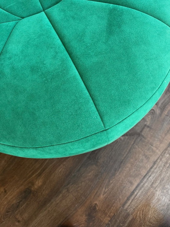 Image 1 of Pouf pouf Ligne Roset blu verde petrolio