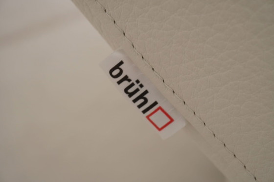 Brühl & Sippold Moule Lounge Sofa Couch White Leather Multifunctional – Modular sofas (photo 9 of 11)