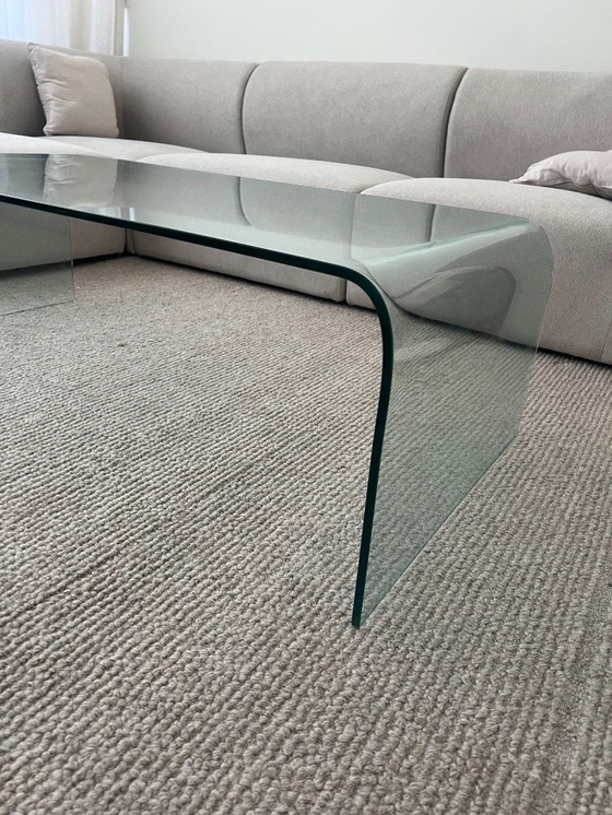 Image 1 of Vintage Fiam waterfall coffee table