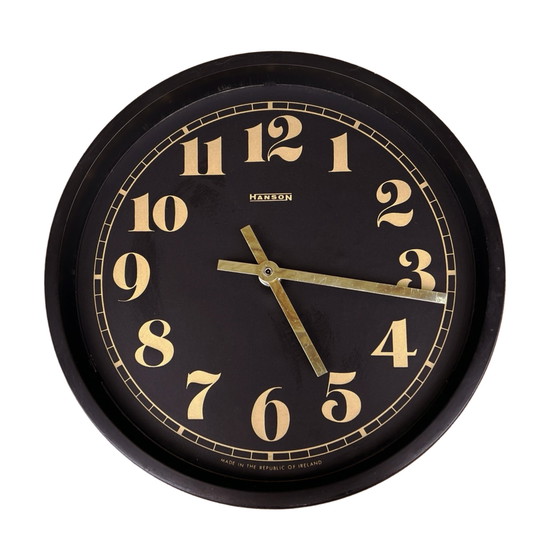 Image 1 of Designer Wall Clock, Hanson Ireland, 1990s