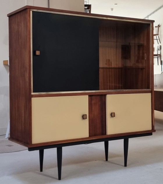 Mid Century vitrinekast – Vitrinekasten, Wood (photo 2 of 24)